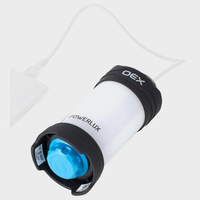 White OEX Powerlux Lantern w USB Charger image 1