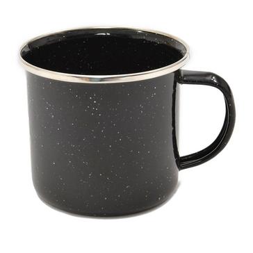 Black HI-GEAR 12oz Enamel Cup