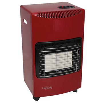 Red Quest Large Gas Cabinet Heater (Fire Red)
