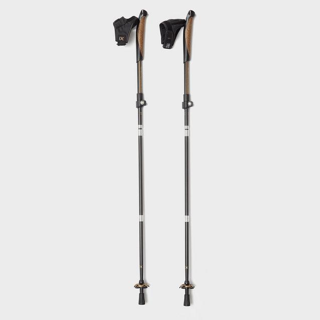 Black OEX X-Lite Pro Carbon Walking Poles (Pair) image 1