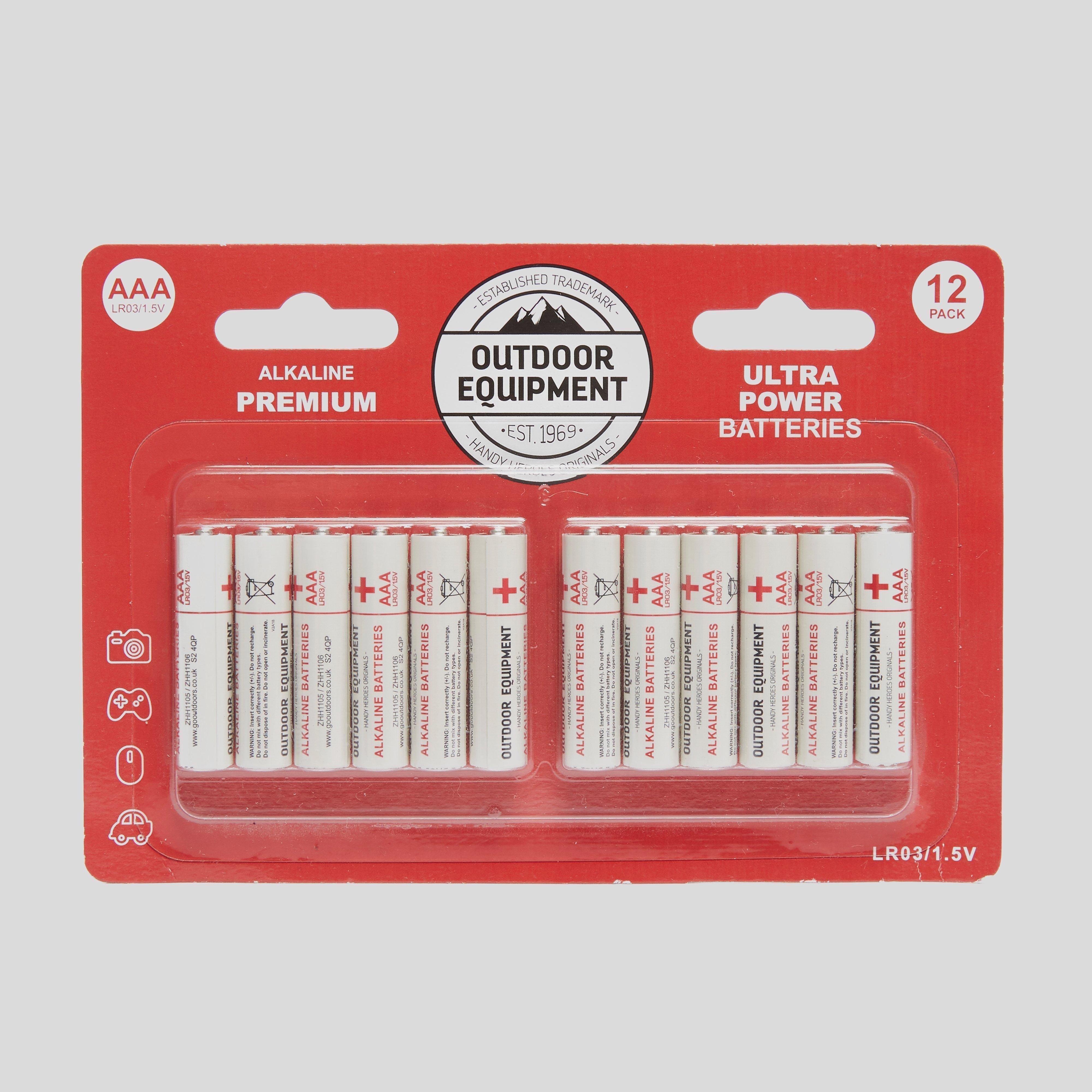 Image of Handy Heroes Aaa Alkaline Batteries (12 Pack) - White/Batter, white/BATTER