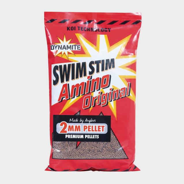 BROWN Dynamite Swim Stim Amino Original 2mm Carp Pellets image 1