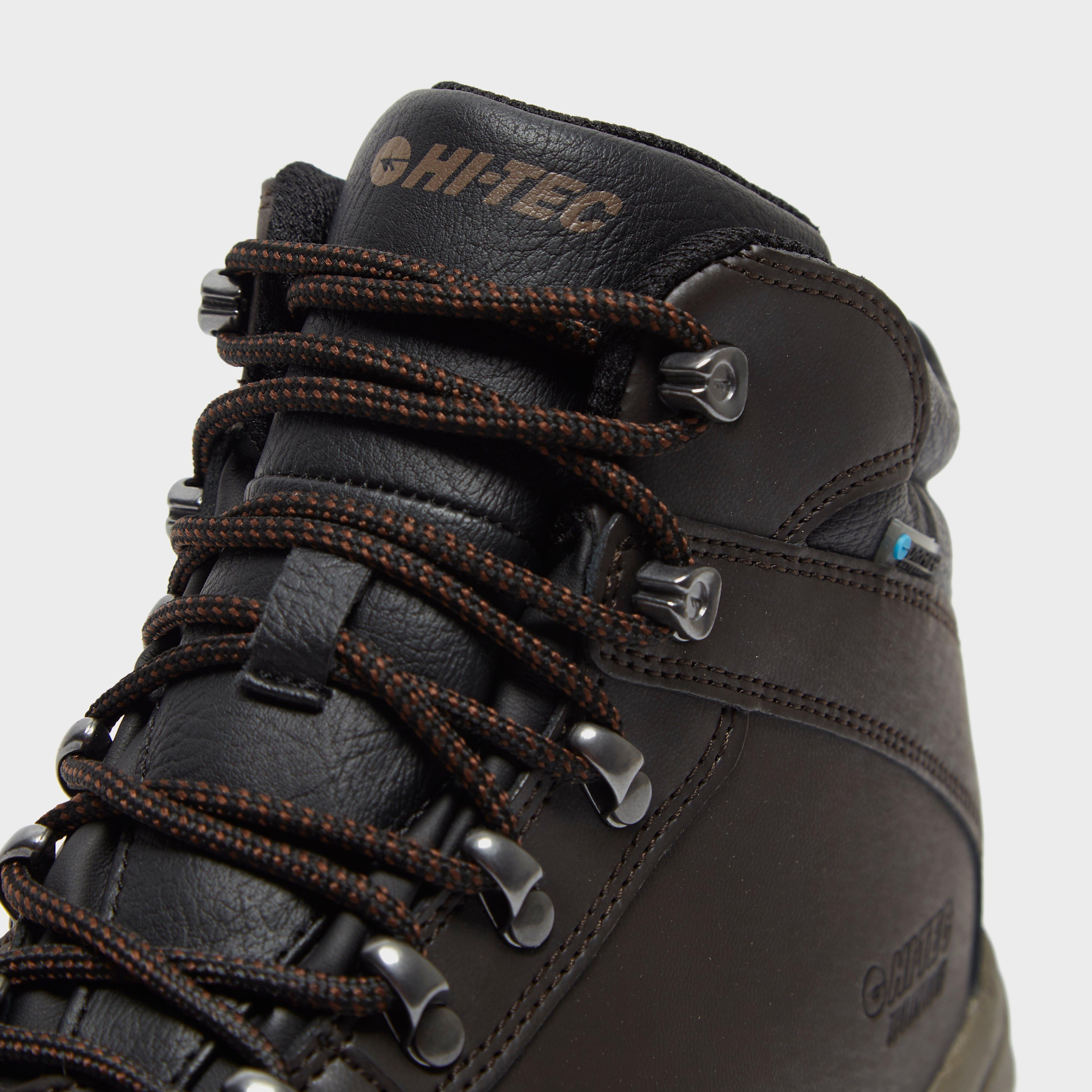 mens black walking boots