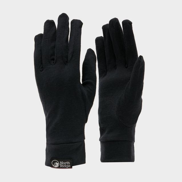 Black North Ridge Convect Merino Gloves image 1