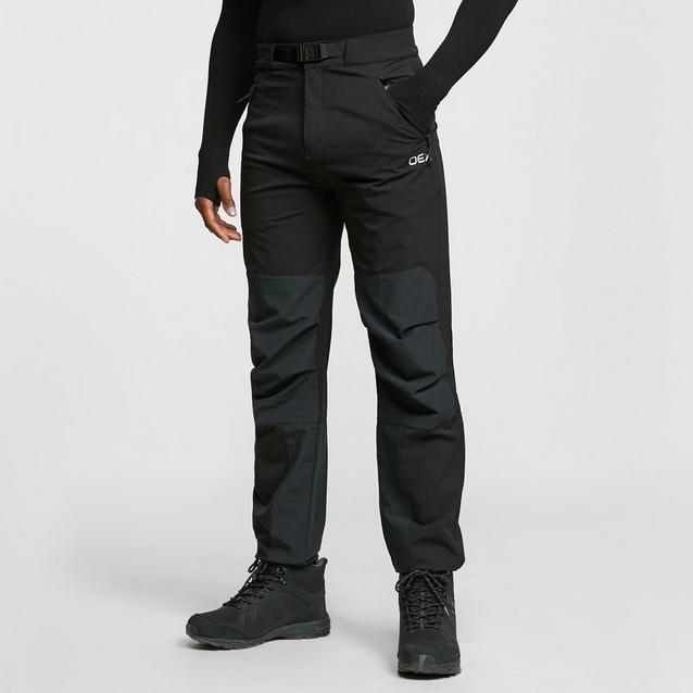 Black OEX Men's Strata Softshell Trousers (Regular Length) image 1