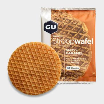 Brown GU Energy Stroopwafel - Salty's Caramel