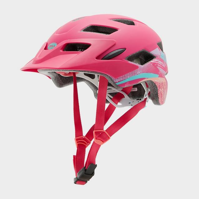 Pink Bell Kids' Sidetrack Bike Helmet image 1