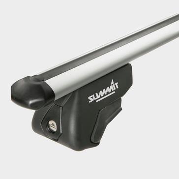 Silver Summit Standard Raised Rails Roof Bars – 1.35m