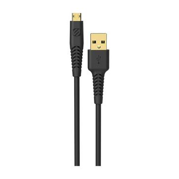 Black Scosche syncABLE™ HD EZTIP 4ft (Micro USB)