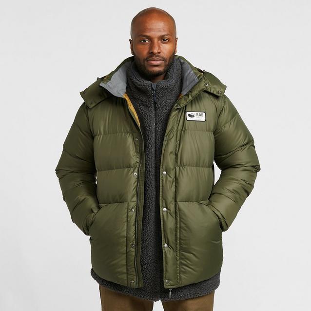 Green store rab jacket