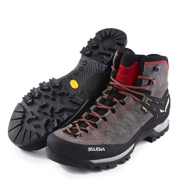 Grey Salewa Men's Mountain Trainer Mid GORE-TEX