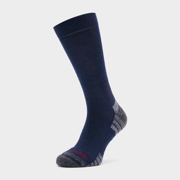 NAVY Bridgedale Men's Hike Lightweight Merino Performance Boot Socks