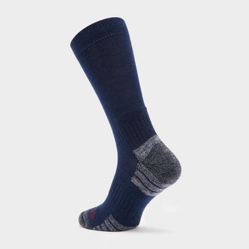 Navy Bridgedale Men's Hike Lightweight Merino Endurance Boot Socks