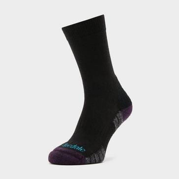 Black Bridgedale Women's Hike Lightweight Merino Performance Boot Socks