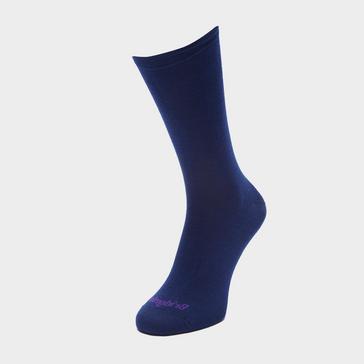 Bridgedale Women's Base Layer Coolmax Liner Socks, L / Navy