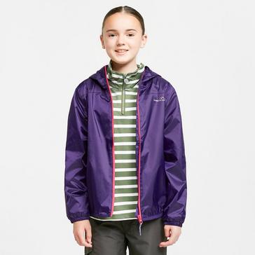 PURPLE FREEDOMTRAIL Kids' Tempest Waterproof Jacket