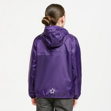 Purple FREEDOMTRAIL Kids' Tempest Waterproof Jacket