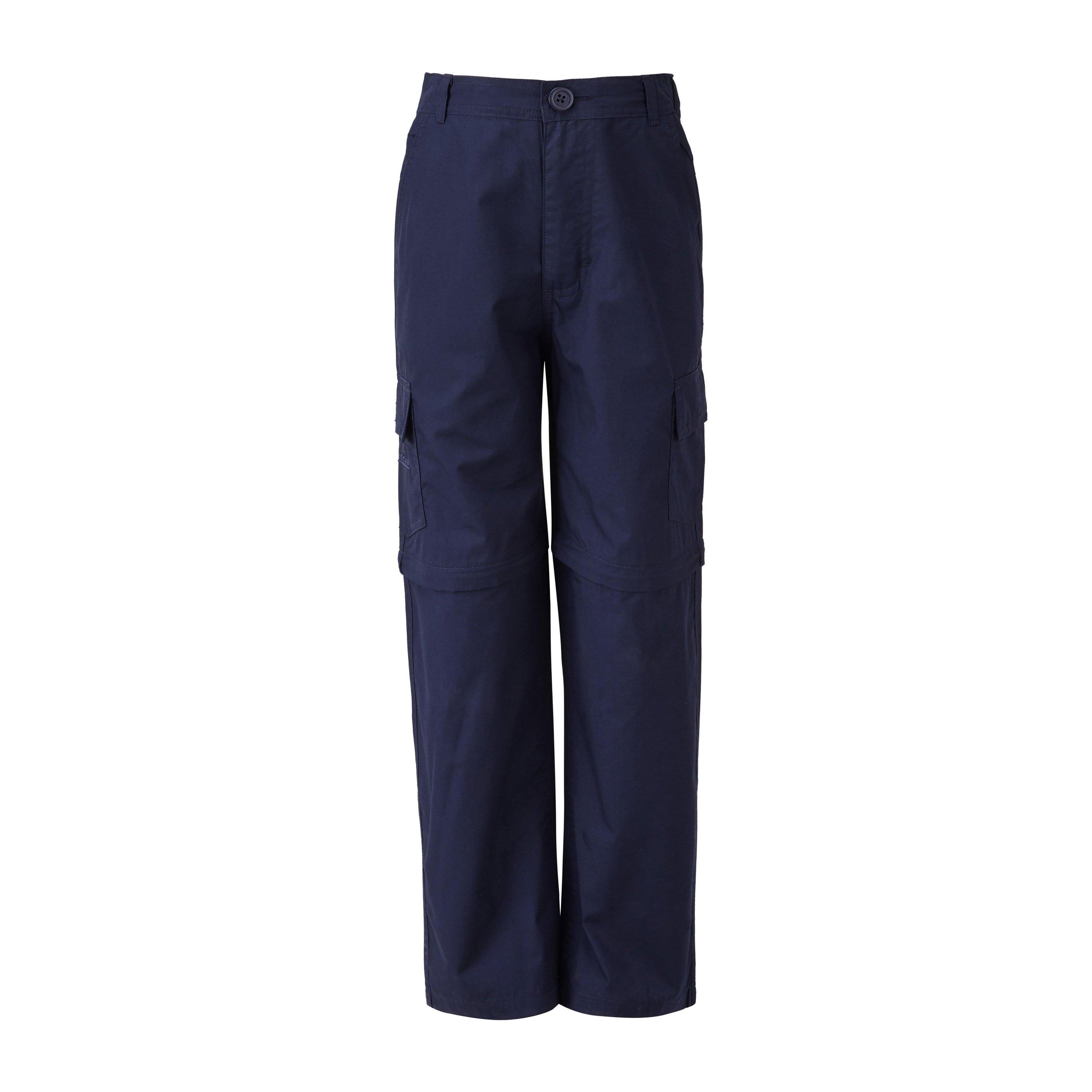 navy walking trousers