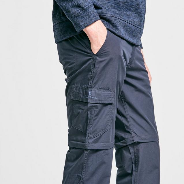 Mens walking trousers hot sale with zip off legs