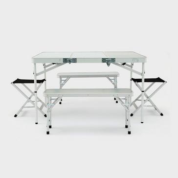 Silver HI-GEAR Elite Picnic Table Set