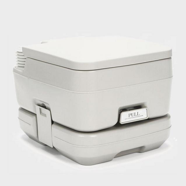 White HI-GEAR Portable Flush Toilet image 1