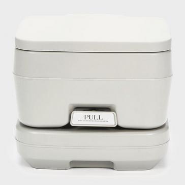 White HI-GEAR Portable Flush Toilet