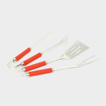 RED HI-GEAR 3 Piece Premium BBQ Tool Set