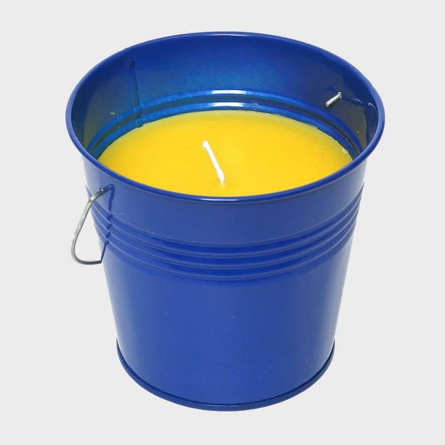 blue HI-GEAR Citronella Large Bucket Candle image 1