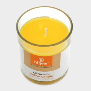 Yellow HI-GEAR Citronella Votive Candle