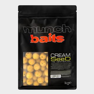 Cream Seed 18mm Boilies 1k shelf life