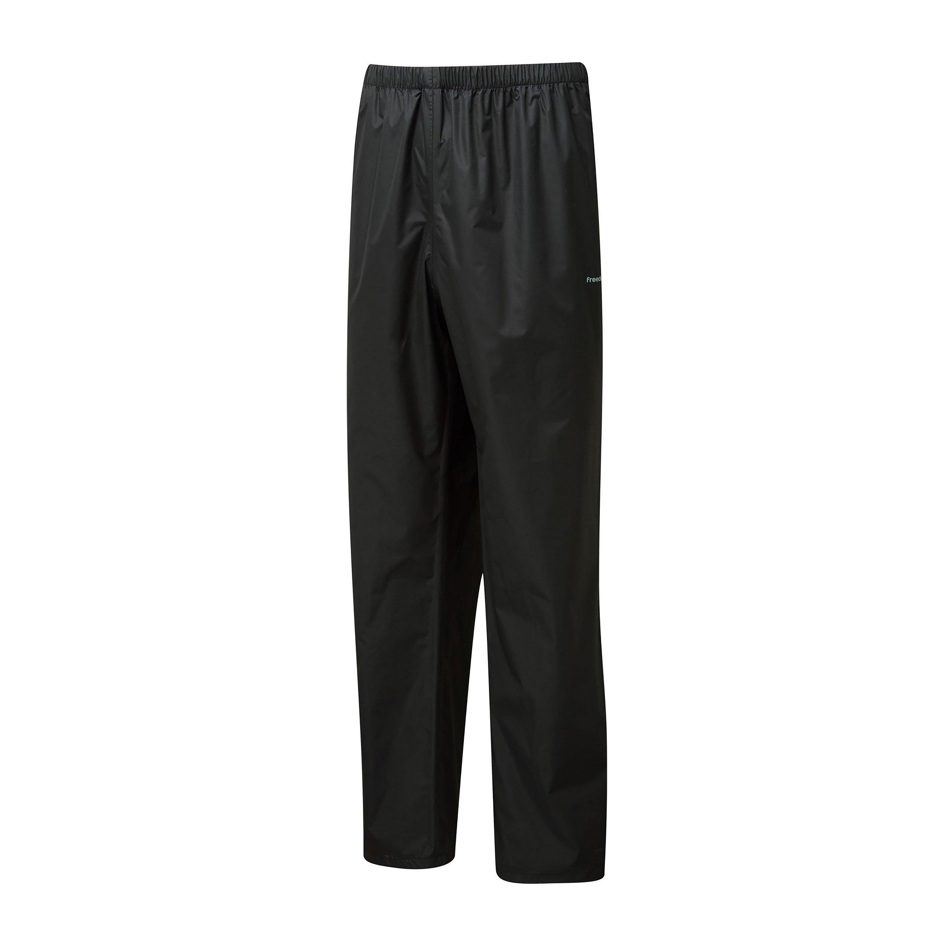 Freedomtrail Freedomtrail Mens Stowaway Waterproof Trouser - Black, Black Freedomtrail Freedomtrail Mens Stowaway Waterproof Trouser - Black, Black
