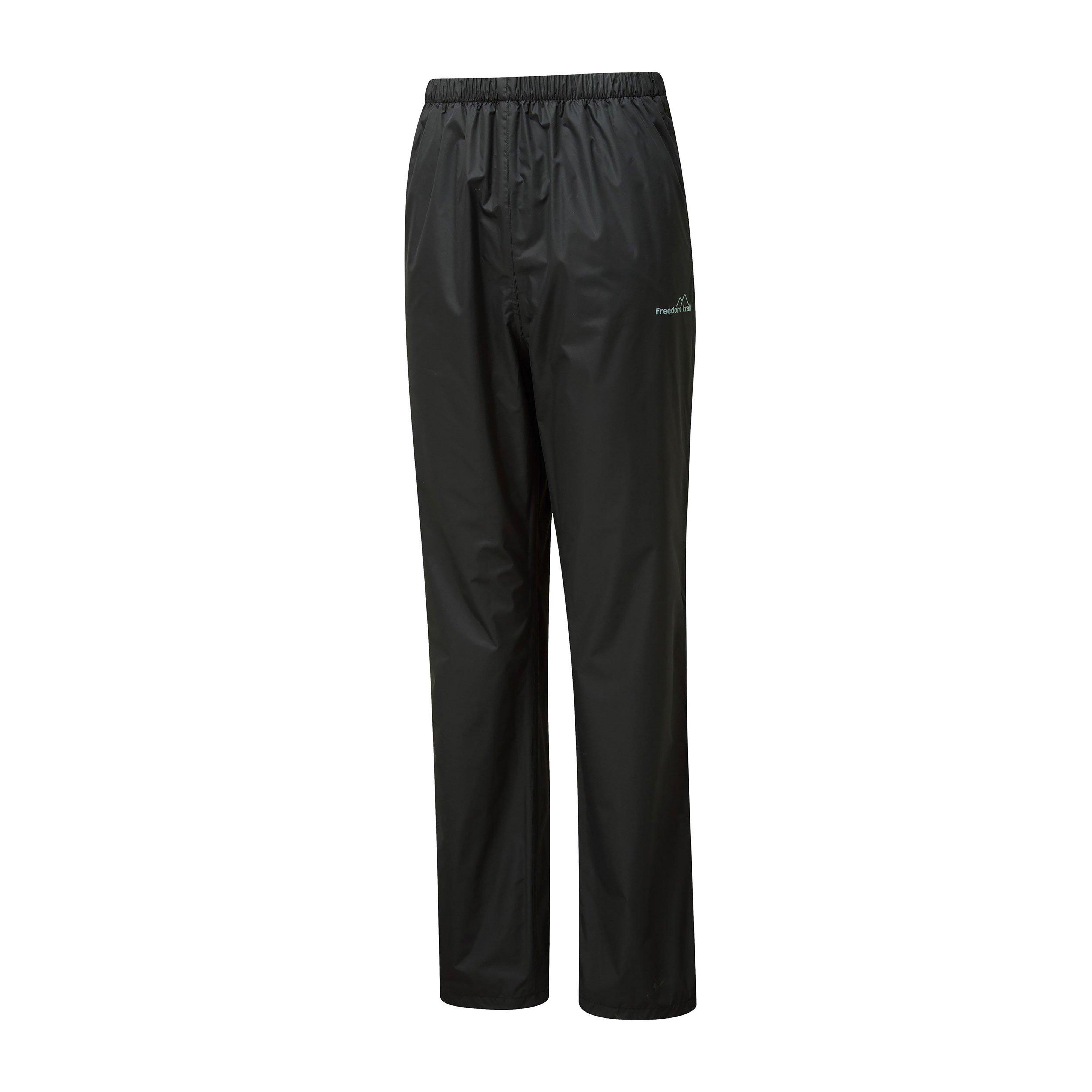 Freedomtrail Freedomtrail Womens Stowaway Waterproof Trouser - Black, Black Freedomtrail Freedomtrail Womens Stowaway Waterproof Trouser - Black, Black