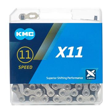 Silver KMC Chains X11 Silver 114 Bike Chain