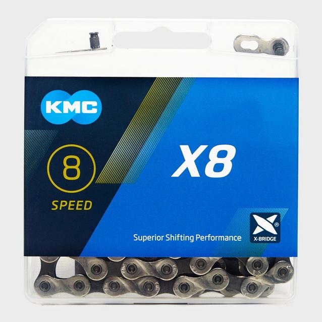Grey|Grey KMC Chains X8 MTB Bike Chain image 1