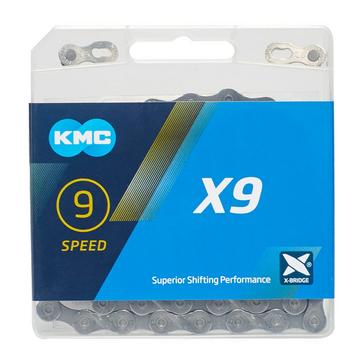 Grey KMC Chains X9 MTB Chain