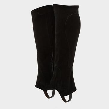 Black Moretta Moretta Suede Half Chaps