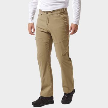 Khaki Craghoppers Men's Kiwi Pro II Trousers