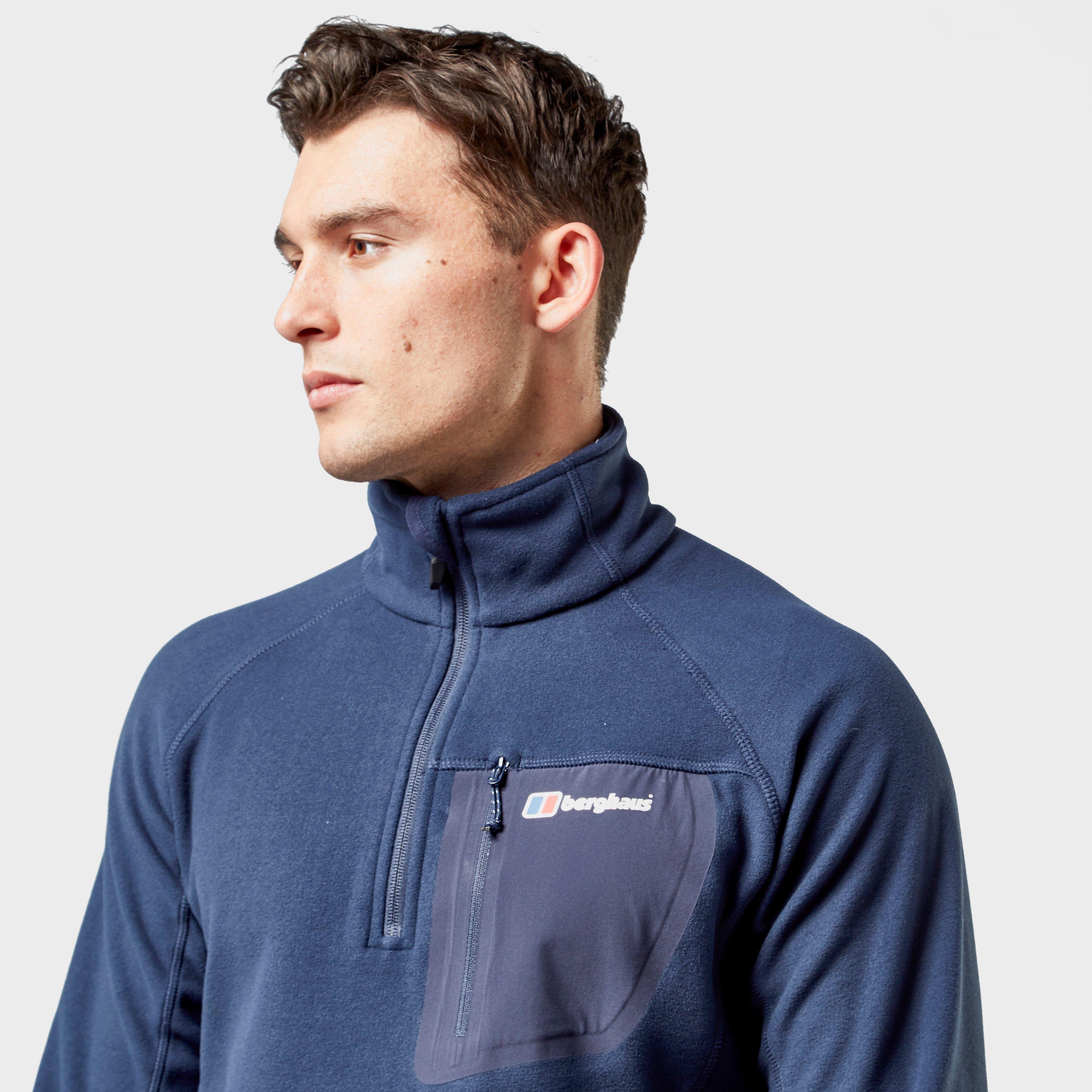 navy blue berghaus fleece