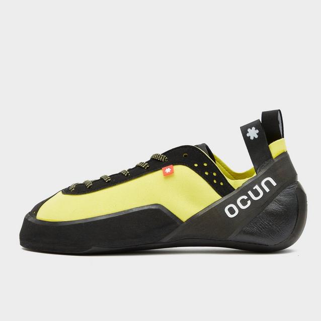 Yellow on sale climbing shoes