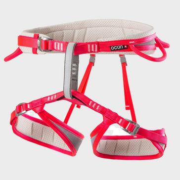red Ocun Neon Lady Climbing Harness