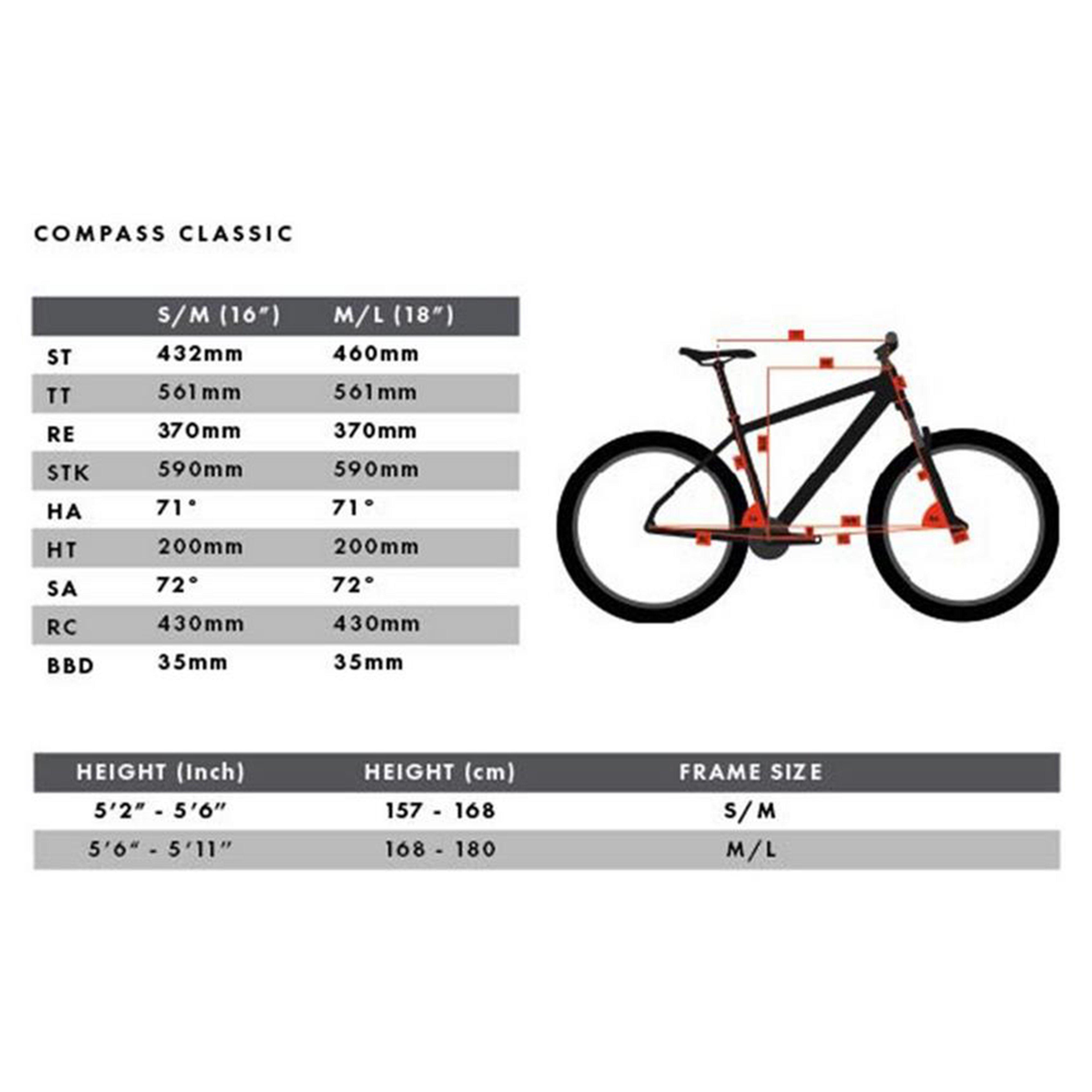 compass classic women's hybrid bike