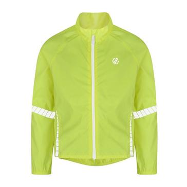 Yellow Dare 2B Kids' Cordial Waterproof Cycling Jacket