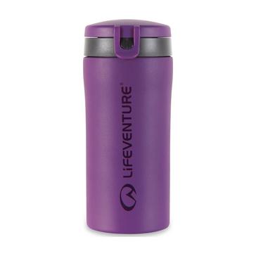 Purple LIFEVENTURE Flip-Top Thermal Mug