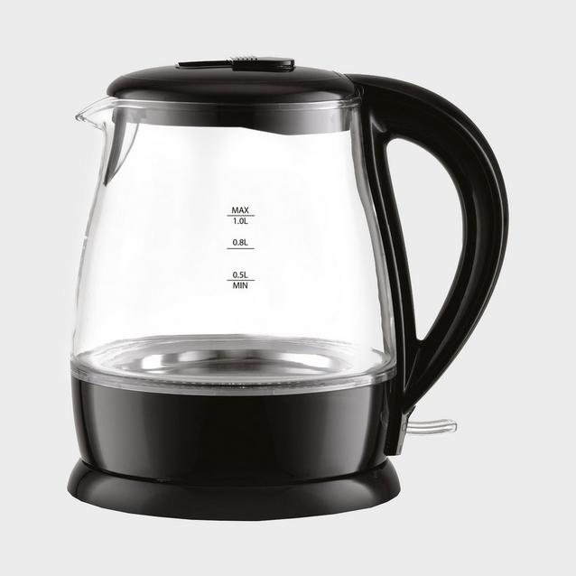 Black Quest Low Wattage Light Up Glass Kettle image 1