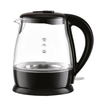 Black Quest Low Wattage Light Up Glass Kettle