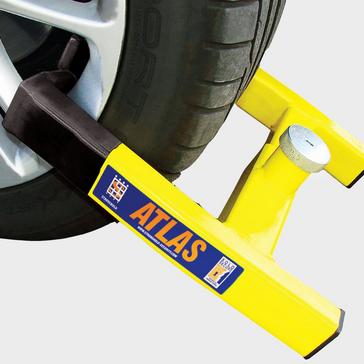 Yellow Stronghold Atlas Caravan Wheel Clamp