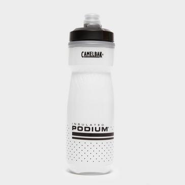 WHITE Camelbak Podium Chill Water Bottle (620ml)