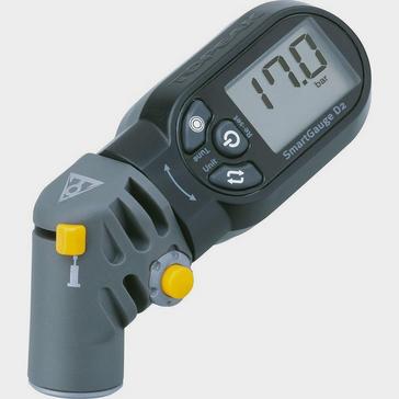 Black Topeak Smartgauge D2 Digital Pressure Gauge