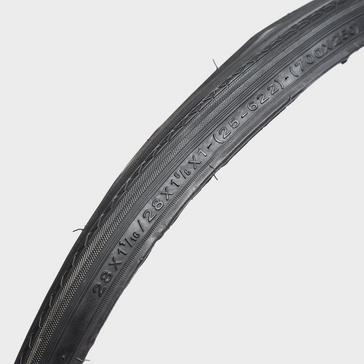 Black One23 700 x 25 Folding Road Bike Tyre