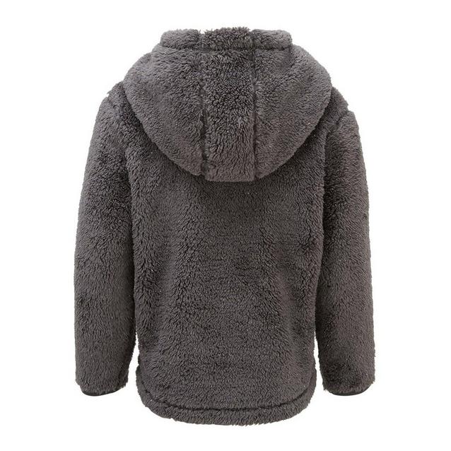 HI GEAR Kids Fluffy Hoodie Blacks